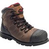 Avenger Safety Footwear Boot, 6", BRN, FG, Leather, CT, EH, WP, 12M, PR A7546