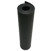 Rubber-Cal Recycled Rubber - Rubber Sheets and Rolls - 1/4" Thick x 4ft Width x 24ft Length - Black 21-100