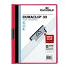 Duraclip Report Cover, 30 Sh, Ltr, Red, PK25 220303