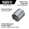 Klein Tools 3/8" Drive, 16mm Metric Socket, 6 Points 65916
