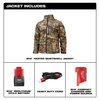 Milwaukee Tool M12 Heated QUIETSHELL Jacket Kit - Camo X-Large 224C-21XL