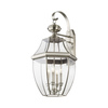 Livex Lighting Monterey 4 Light Brushed Nickel Outdoor Wall Lantern 2356-91