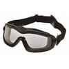 Pyramex Safety Goggles, V2G Plus Series, Anti-Fog, Anti-Static, Scratch-Resistant, Clear Lens GB6410SDT