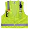 Ergodyne Economy Surveyors Vest, Lime, L/XL 8249Z