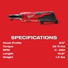 Milwaukee Tool M12 Cordless 1/4" Ratchet 2456-20