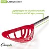 Champion Sports Soft Lacrosse Set, 12 Sticks, 6 Balls, PK18 LAXSR