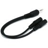 Monoprice Audio Cable, 3.5mm Jack, 6 In 667