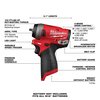 Milwaukee Tool Impact Wrench, Cordless, 12V DC, 3200 RPM 2552-20, 48-11-2440