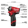 Milwaukee Tool M12 FUEL 1/4"  Stubby Impact Wrench  Kit 2552-22