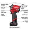 Milwaukee Tool M12 FUEL(TM) 12V 3/8" Cordless Impact Wrench Kit 2554-22, 48-11-2420