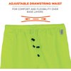 Glowear By Ergodyne Rain Pants, Breathable, Hi-Vis Lime, 3XL 8915