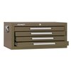 Kennedy Signature Series Intermediate Chest, 4 Drawer, Brown, Steel, 26-3/4 in W x 12-1/2 in D x 11-3/4 in H 2604B