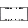 Fanmats MLB Miami Marlins Metal License Plate Frame 26627