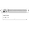 Widia Indexable Square Shoulder End Mill, VSM490-15 Series, 1.2500" Max Cut Dia, 0.5910 in Depth of Cut VSM490D125Z03C125XN15L800