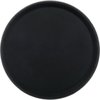 Carlisle Foodservice Round Tray, 11-1/4", Black, PK12 1100GL004