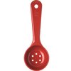 Carlisle Foodservice Perforated Short Handle, 2 oz., Red, PK12 496205