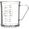 Carlisle Foodservice Measuring Cup, 1 Cup, Clr, PK6 431507