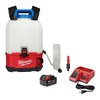 Milwaukee Tool 4 gal. Backpack Sprayer Kit, HDPE Tank, Cone, Fan Spray Pattern, 48 in Hose Length 2820-21WS