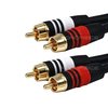 Monoprice A/V Cable, 2 RCA M/M, 12ft 2865