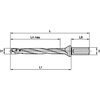 Widia Modular Drill, 144.00mm Drill Depth TDMX170R8SL20M