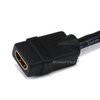 Monoprice HDMI Port Saver, Black, 8 in, 28AWG 2891