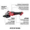 Milwaukee Tool M18 FUEL 4-1/2” - 6” Braking Grinder Kit, Paddle Switch No-Lock 2980-21