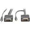 Tripp Lite Coax Cable, Audio, VGA, HD15, 3.5mm, RGB, 35ft P504-035