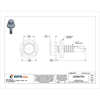 Zoro Select Self-Drilling Screw, 1/4" x 1 in, Zinc Plated Steel Hex Head External Hex Drive, 100 PK U31702.025.0100
