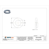 Zoro Select Split Lock Washer, For Screw Size 5/16 in Steel, Zinc Plated Finish, 100 PK LWIS0310-100P