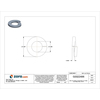 Zoro Select Split Lock Washer, For Screw Size 1/4 in Steel, Zinc Plated Finish, 100 PK U37020.025.0001