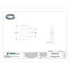 Zoro Select Split Lock Washer, For Screw Size M16 Stainless Steel, Plain Finish, 10 PK M55450.160.0001