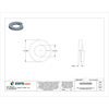 Zoro Select Split Lock Washer, For Screw Size 5/16 in Stainless Steel, Plain Finish, 50 PK U51450.031.0001
