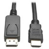 Tripp Lite DisplayPort Cable, 1.2, HD, Adapter, M/M, 6ft P582-006-V2-ACT