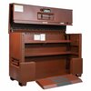 Crescent Jobox Drop-Front Piano Box, Brown, 60.3 cu ft, 74" W x 31" D x 51" H 2-684990-01