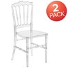 Flash Furniture Flash Elegance Crystal Ice Napoleon Stacking Chair 2-BH-H002-CRYSTAL-GG
