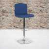 Flash Furniture Blue Fabric Barstool 2-DS-8111-BLU-F-GG