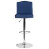 Flash Furniture Blue Fabric Barstool 2-DS-8111-BLU-F-GG