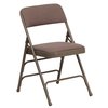 Flash Furniture Beige Fabric Folding Chair 2-HA-MC309AF-BGE-GG