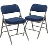 Flash Furniture Navy Fabric Folding Chair 2-HA-MC320AF-NVY-GG