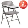 Flash Furniture Premium Steel Folding Chair with Right Handed Tablet Arm 2-HF-309AST-RT-GG