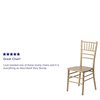 Flash Furniture HERCULES Series Gold Wood Chiavari Chair 2-XS-GOLD-GG