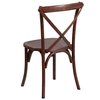 Flash Furniture HERCULES Series Mahogany Cross Back Chair 2-XU-X-MAH-GG
