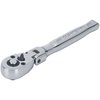 Craftsman 1/4-in Drive 72 Geared Teeth Ratchets, 1/4" Drive Flex-Head Ratchet, Polished chrome CMMT99440