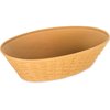 Carlisle Foodservice Oval Basket, 1.1 qt., Straw, PK12 650467