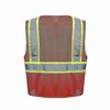 Gss Safety Enchanced Visibility Multi-Color Vest 3134-LG/XL