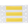 Brady 2" x 7/16" Yellow Wire Marking Sleeves, 3FR-250-2-YL-S 3FR-250-2-YL-S