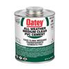 Oatey Clear Cement For PVC, All Weather, 32 oz. 31133