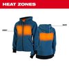 Milwaukee Tool M12 Heated Women's Hoodie Kit - Blue Medium 336BL-21M