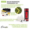 Champion Sports Deluxe Badminton Tournament Set In Case CG203