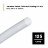 3M Shrink Tubing, 0.375in ID, Clear, 4ft, PK125 FP301-3/8-48"-CLEAR-125 PCS